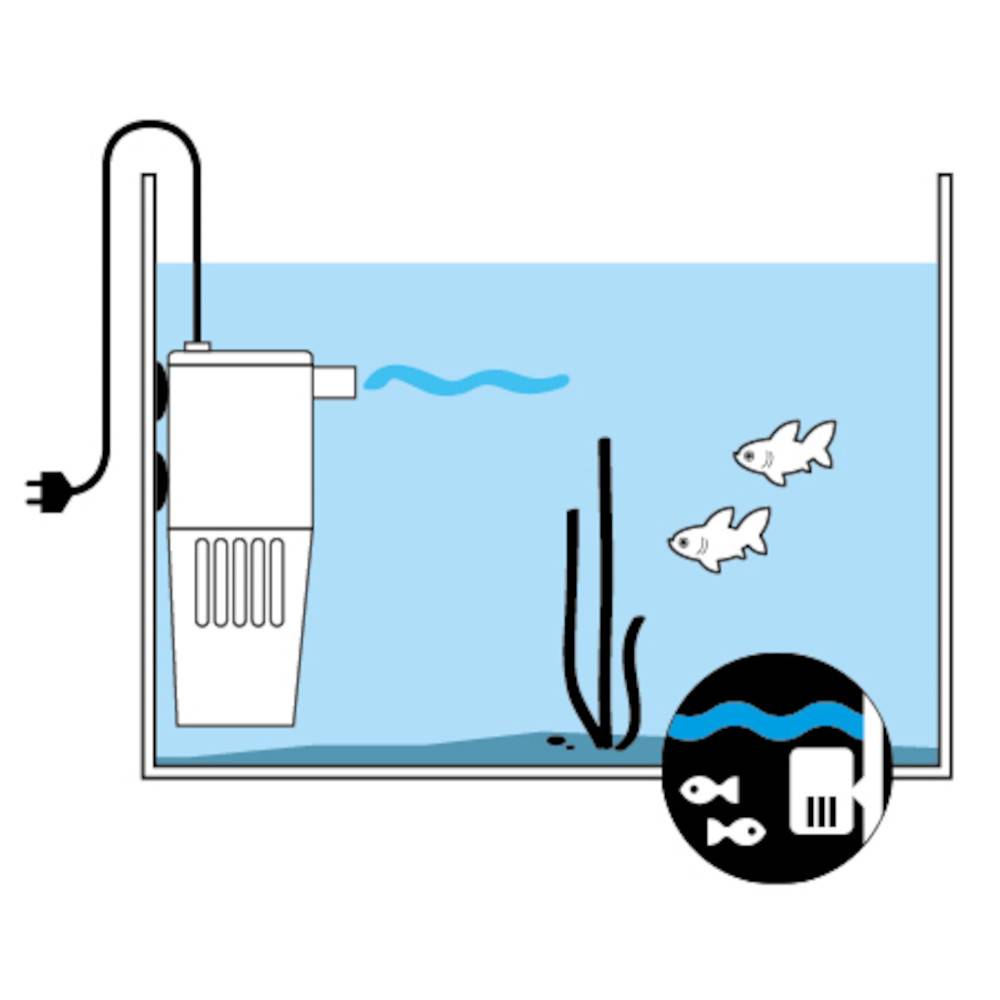 Pompe Swordfish 200 pour Aquarium max 60 litres - Imagen 5