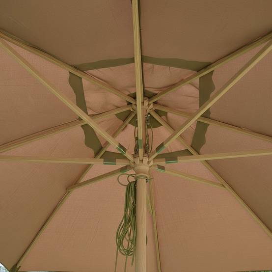 Parasol droit taupe 4x3 m Pegasia - Gecko Jardin - Imagen 3