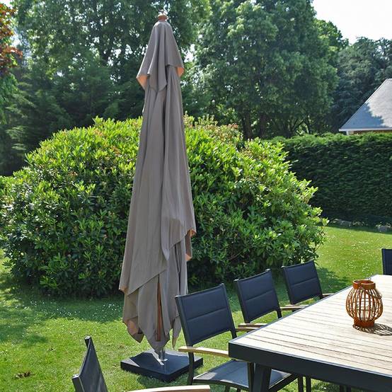 Parasol droit taupe 4x3 m Pegasia - Gecko Jardin - Imagen 7