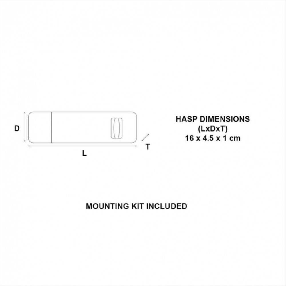 Master Lock - Porte-cadenas MASTER LOCK acier cémenté, 160 mm - Image 5