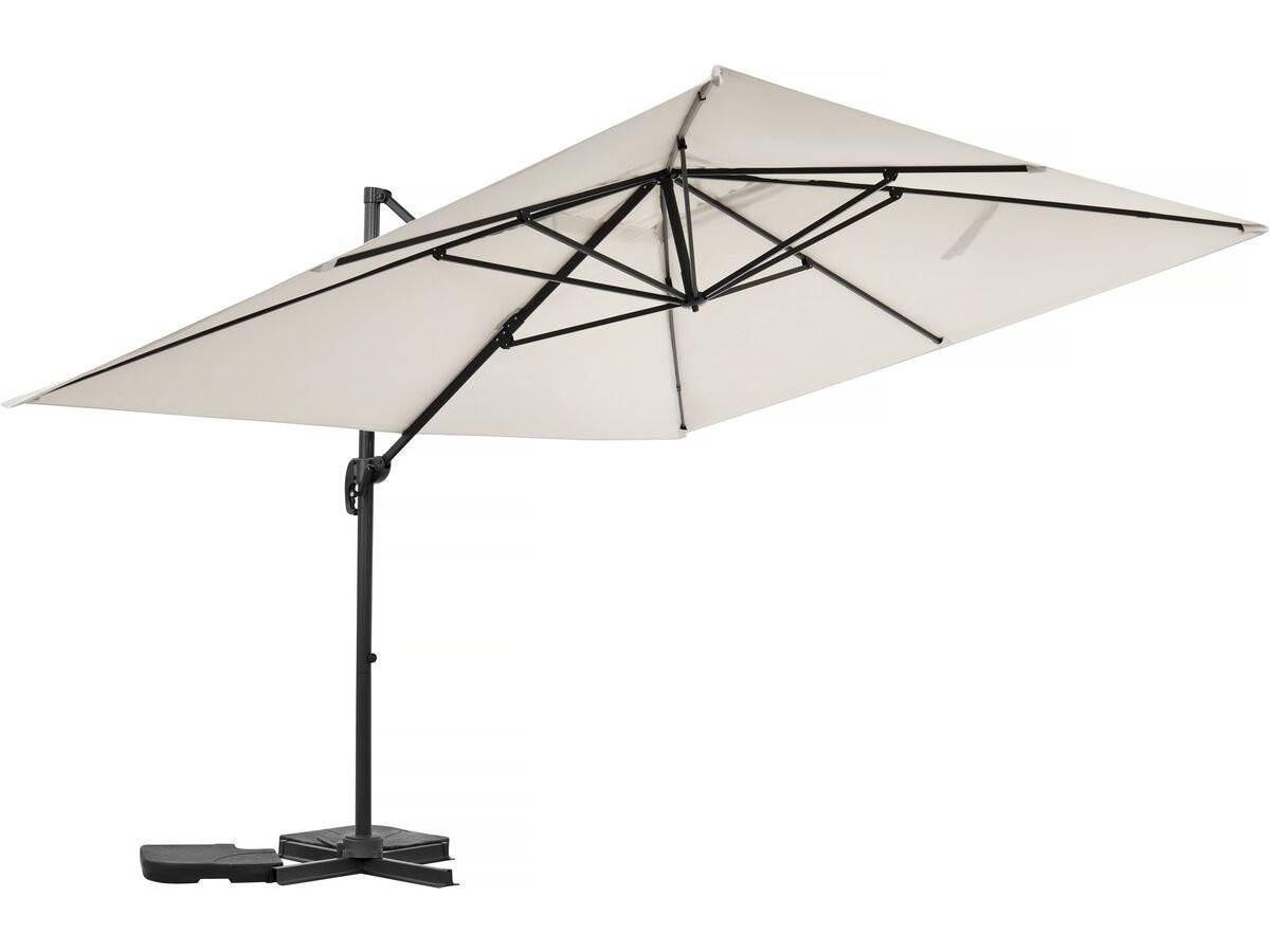 Parasol Jardin Déporté En Aluminium "sky 4" - 3 X 4 M - Ecru -habitat Et Jardin - Image 1