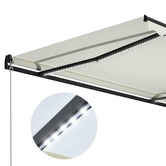 Prolenta Premium - Store banne Absecon Gris 300 X 250 cm - P87209G - Image 5