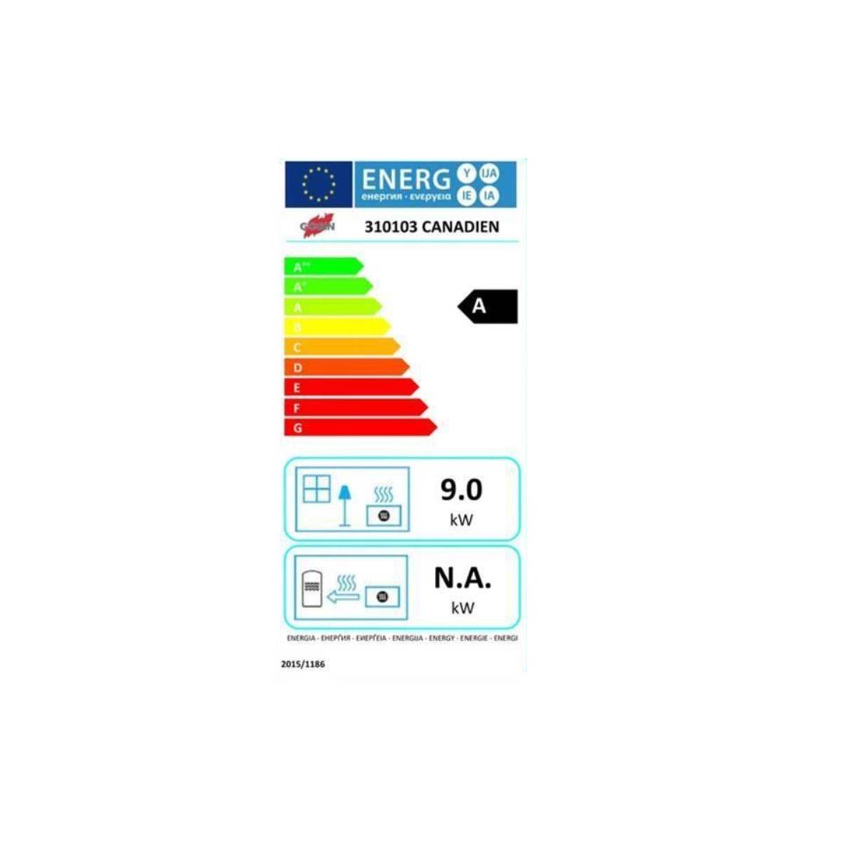 Poêle à bois fonte 10.5kw 310103 Godin - Imagen 2