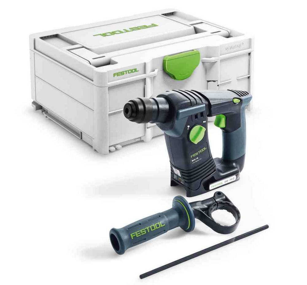 Festool - Perforateur SDS Plus 18V BHC 18-Basic (sans batterie ni chargeur) + coffret SYSTAINER SYS3 - FESTOOL - 577600 - Imagen 1