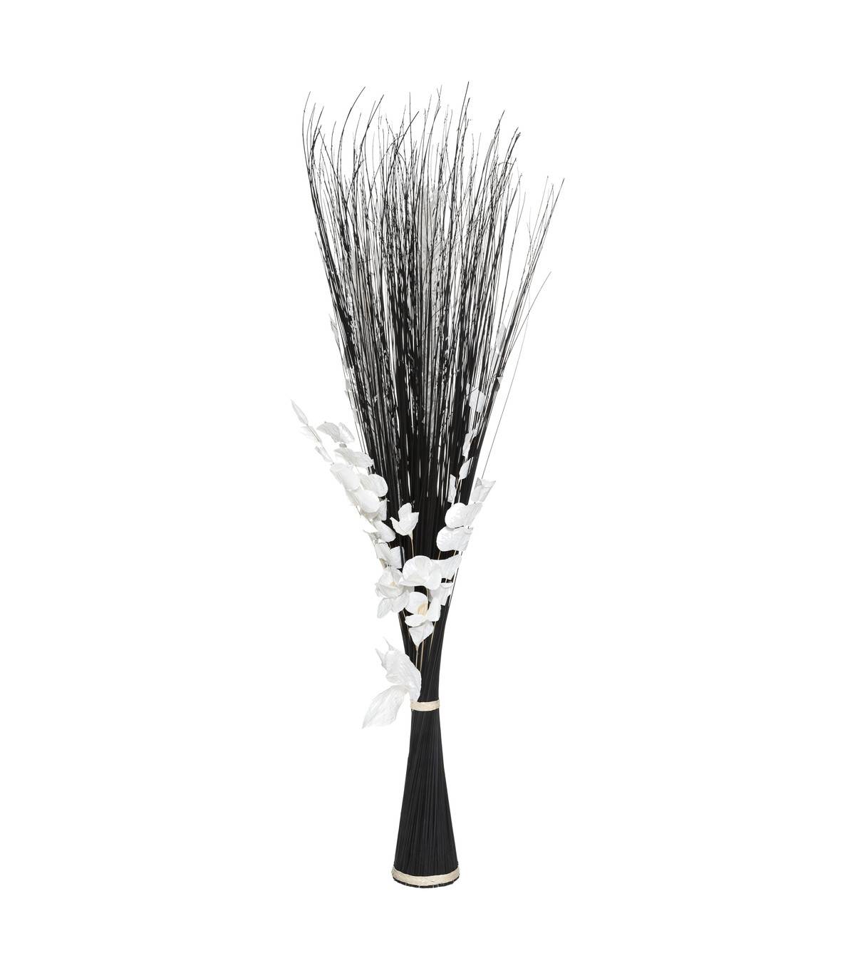 Atmosphera - Fagot de Fleurs et Tiges Séchées Blanc et Noir D. 40 x H. 150 cm - Imagen 1