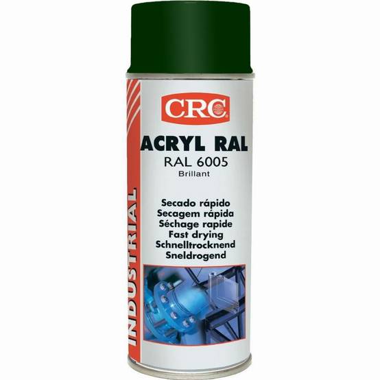 Peinture acrylique CRC Aérosol - Vert mousse - 520ml/400ml