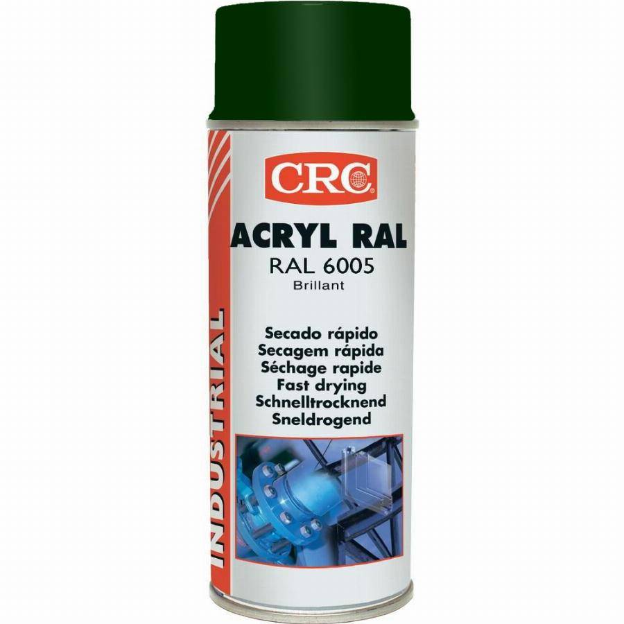 Peinture acrylique CRC Aérosol - Vert mousse - 520ml/400ml