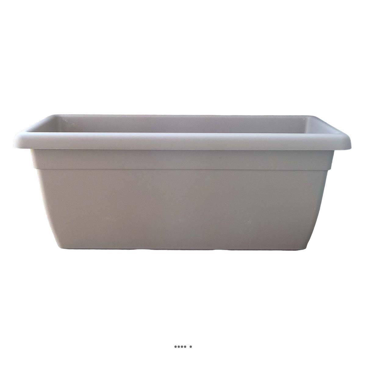 Artificielles - Jardinière DURRO L 100 cm en plastique injecte extérieur Taupe - choisissez votre diamtre ou votre longueur: 100 cm - couleur: Taupe - Imagen 1