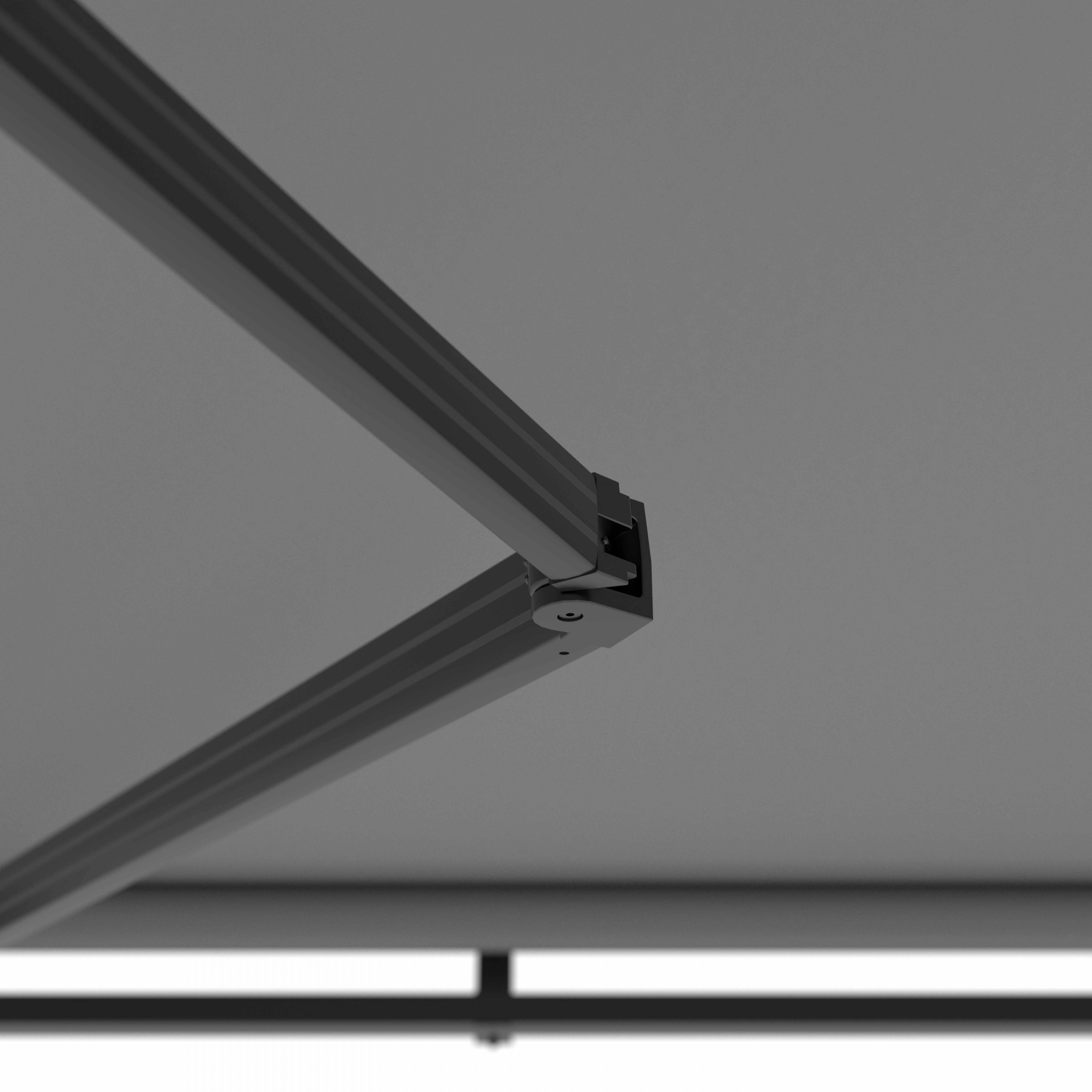 Oviala - Store banne électrique 4x3m en aluminium anthracite Ouessant - Oviala - Imagen 5