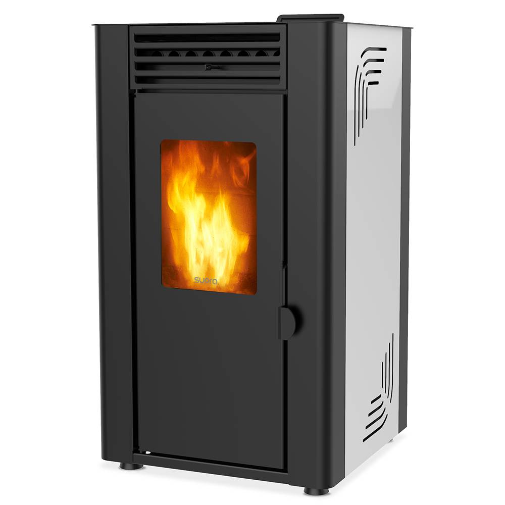Supra - Poêle à granulés de bois 8kw blanc ORPHEE 8 BLANC Supra - Imagen 1