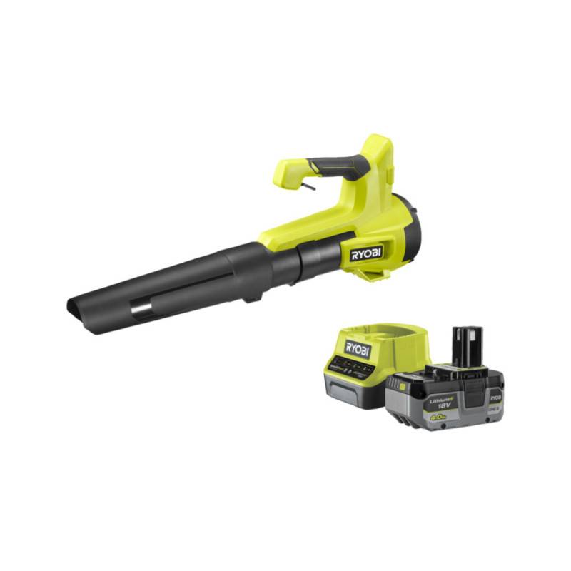 Ryobi - Souffleur Turbo Jet 18V RYOBI - Soufflerie 160 km/h - Batterie 4,0Ah - Chargeur - RY18BLB-140 - Image 1