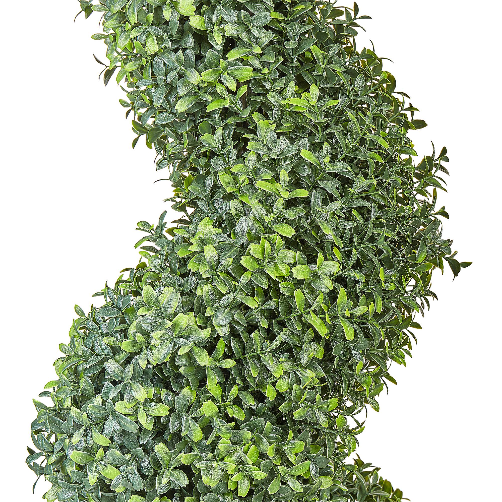 Beliani - Plante artificielle Matière synthétique Vert BUXUS SPIRAL TREE - 30x30x158- Beliani - Image 4