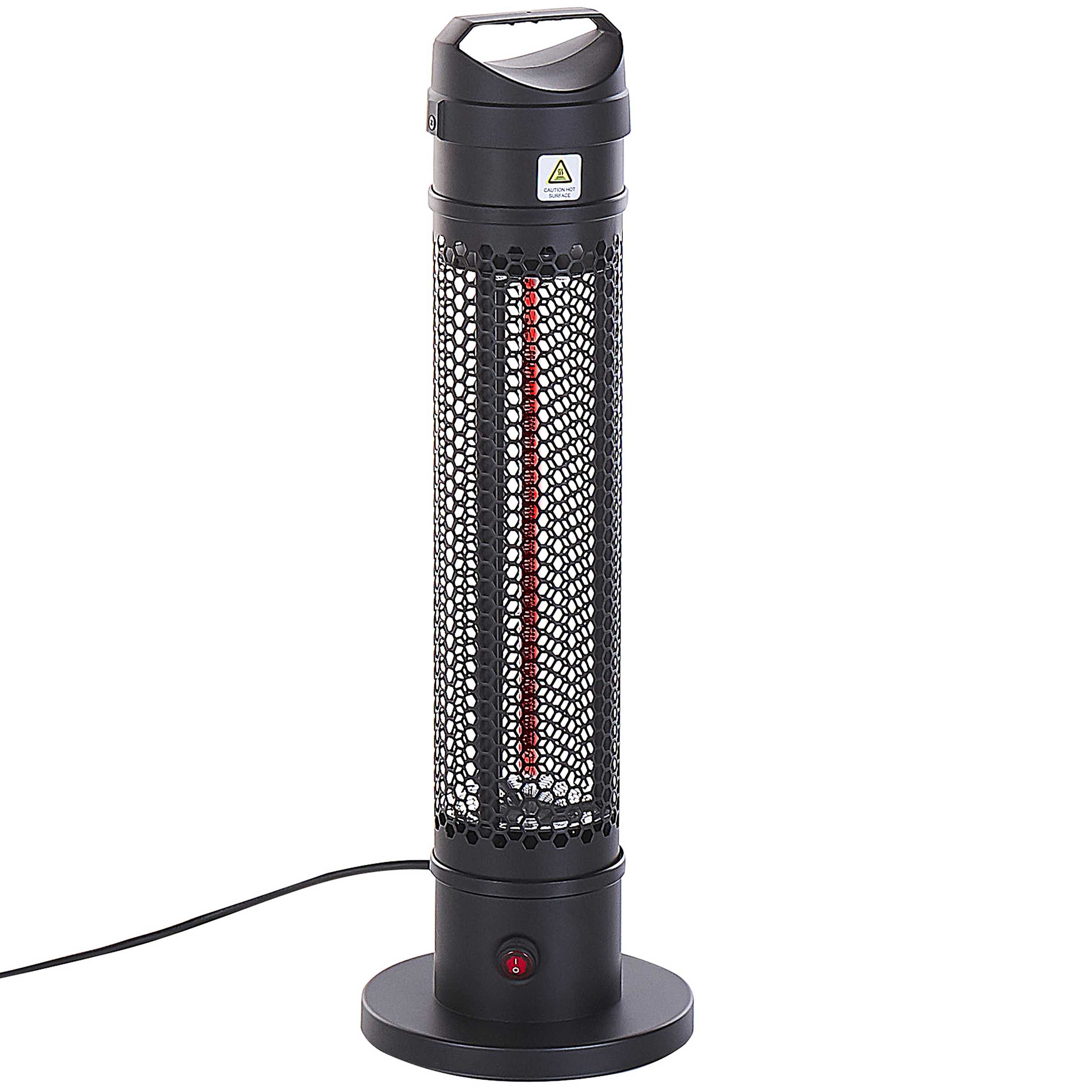 Beliani - Chauffe-terrasse Aluminium Noir KRAKATOA - Beliani - Imagen 4