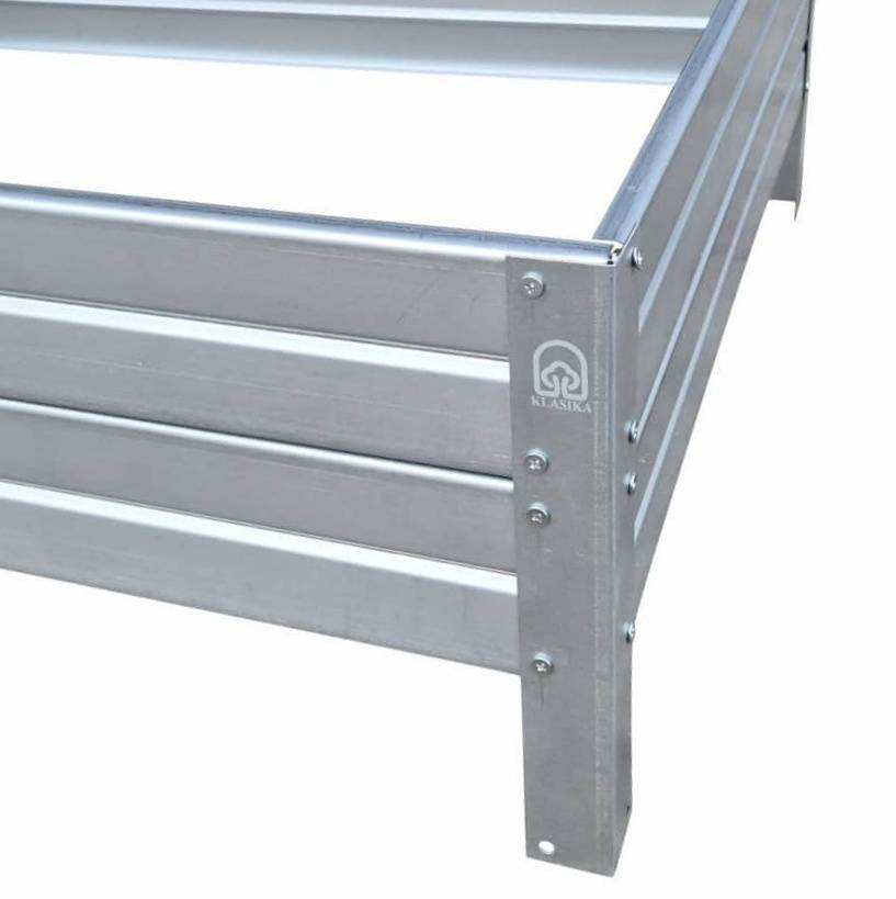 Kit de jardinière surélevées pour une serre 2,5x4 m, acier galvanisé, Klasika Greenhouses - Image 8