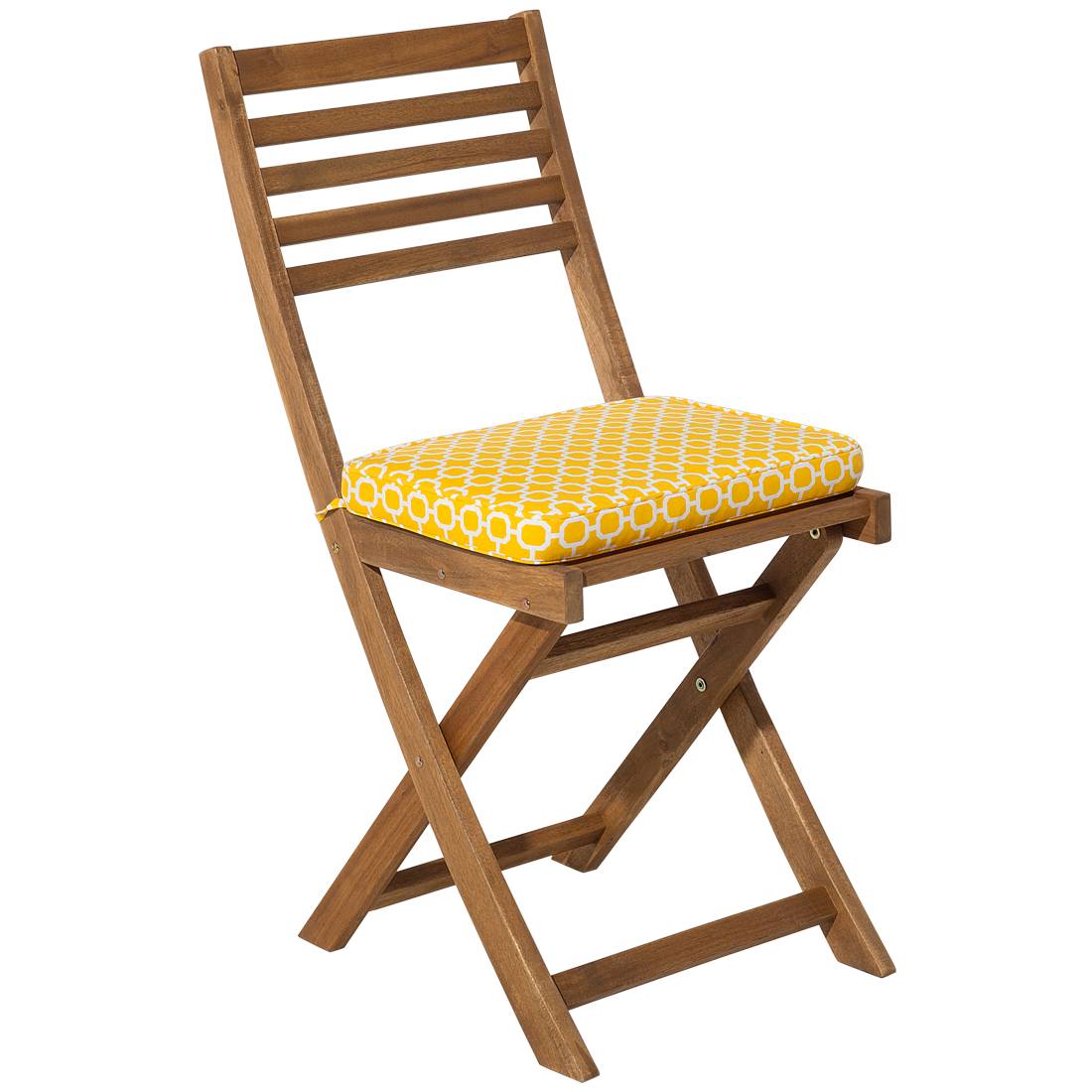 Beliani - Set de bistrot, 2 Personnes Acacia Jaune FIJI - 60x60x75- Beliani - Imagen 4