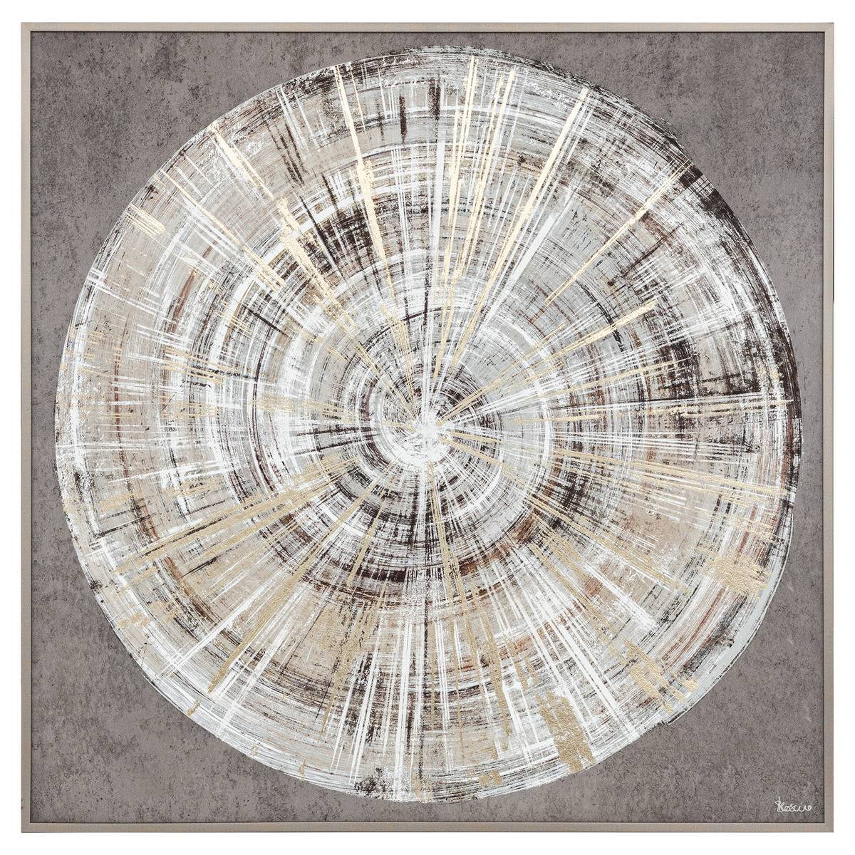 Atmosphera - Tableau Toile murale imprimée et encadrée Izzie 100 x 100 cm - Imagen 1