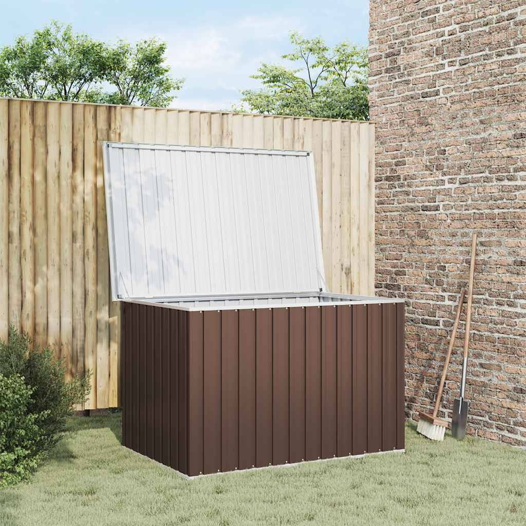 PANGIVO - Coffre de rangement acier galvanisé marron 149 x 99 x 93 cm - PANGIVO - Image 1