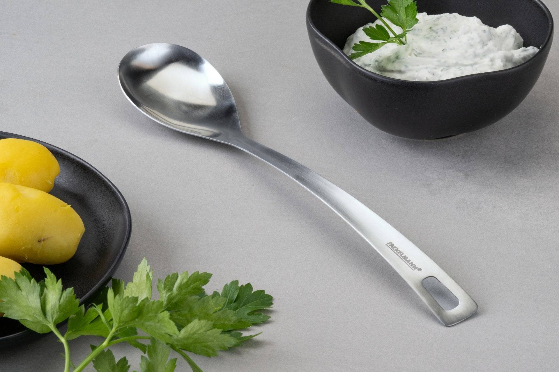 Cuillère de service inox 32 cm Fackelmann Essential - Image 4