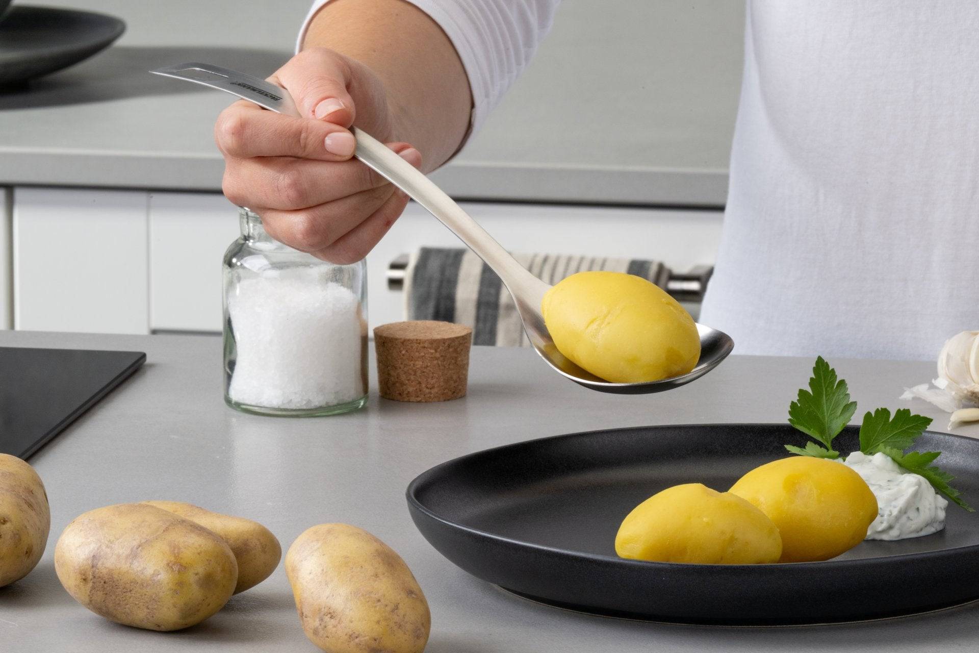 Cuillère de service inox 32 cm Fackelmann Essential - Image 3