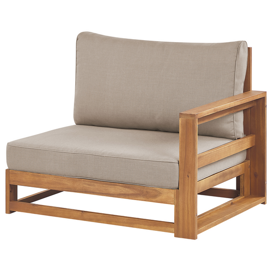 Canapé de jardin Bois d'acacia certifié Marron clair TIMOR - Beliani - Image 5