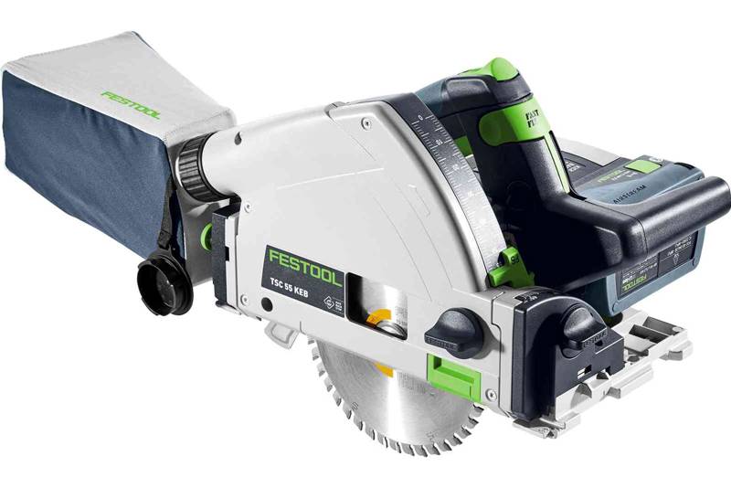 Festool - Scie circulaire plongeante 18V TSC 55 5,0 KEBI-Plus/XL + 2 batteries 5Ah + chargeur + Systainer SYS³ - FESTOOL - 577342 - Imagen 2