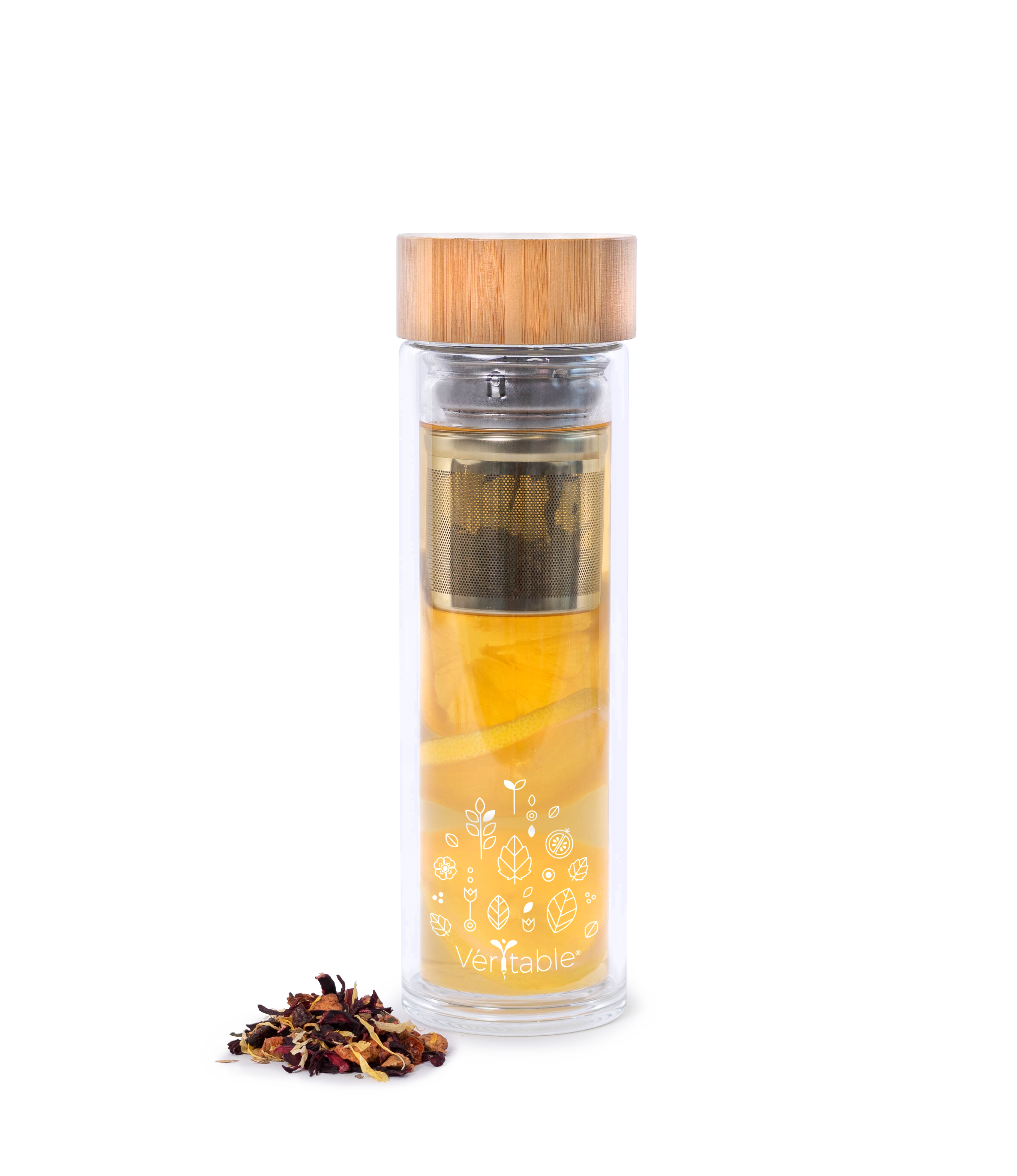 Veritable - Bouteille en verre avec infuseur 450mL - Véritable - Image 3