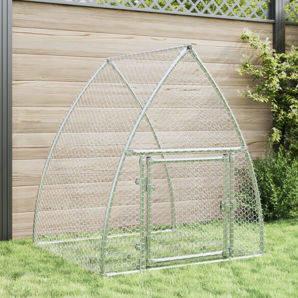 Clapier extérieur pour lapins en acier galvanisé parc grillagé sécurisé – ComfortXL Outdoor Living - Image 1