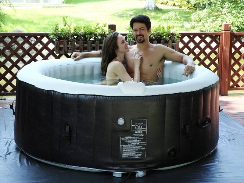 Aquazendo - Spa gonflable rond Bulles 4 places - AquaZendo - Image 1