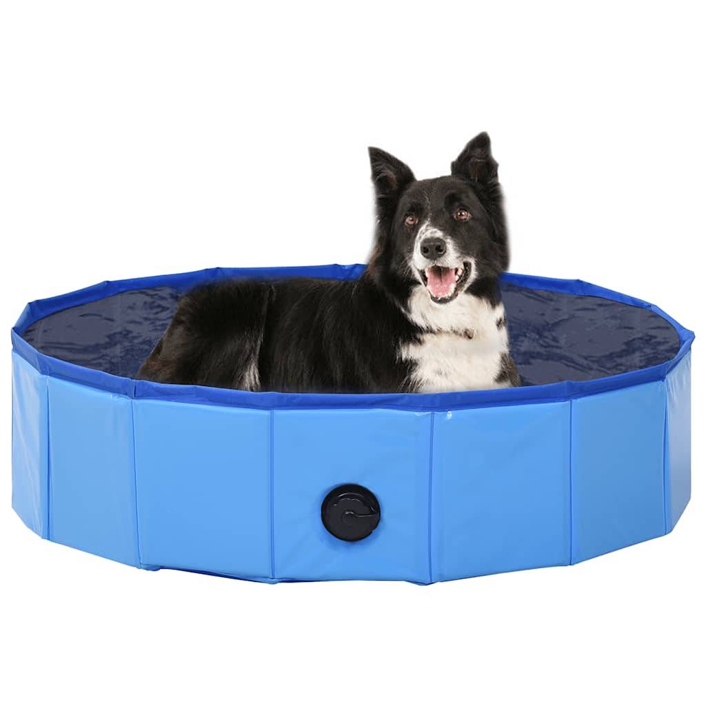 Vidaxl - Piscine pliable pour chiens Bleu 80x20 cm PVC vidaXL 170825 - Imagen 1
