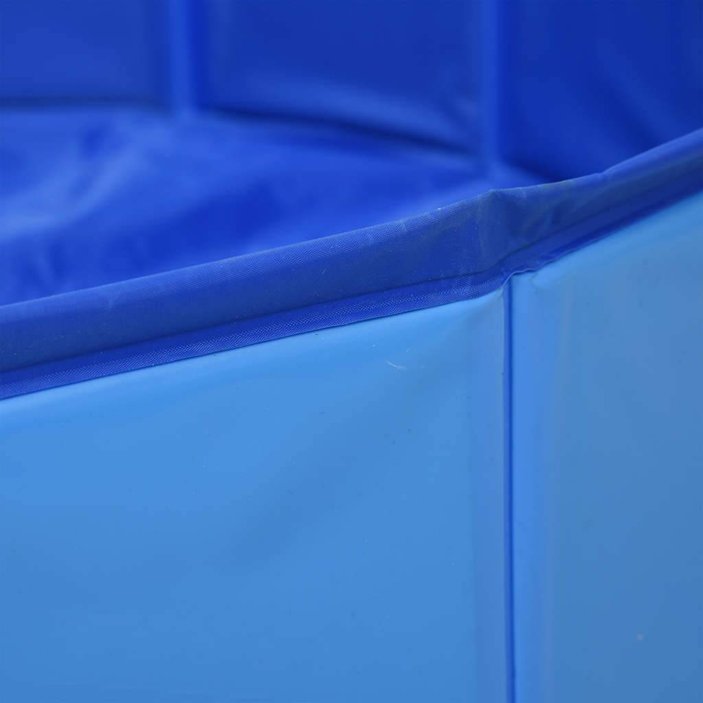 Vidaxl - Piscine pliable pour chiens Bleu 80x20 cm PVC vidaXL 170825 - Imagen 4