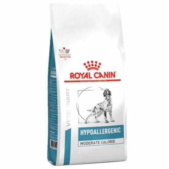 Royal Canin - Croquettes Royal Canin Veterinary Diet Hypoallergenic Moderate Calorie pour chiens Sac 1,5 kg - Image 1