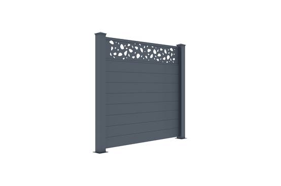 Casanoov Lot de 2 kits de clôture aluminium SUNNY H.170 cm - kits complet 3.8m - Image 4