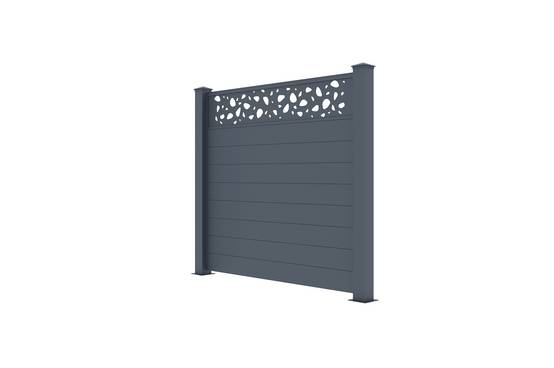 Casanoov Lot de 2 kits de clôture aluminium SUNNY H.170 cm - kits complet 3.8m - Image 5