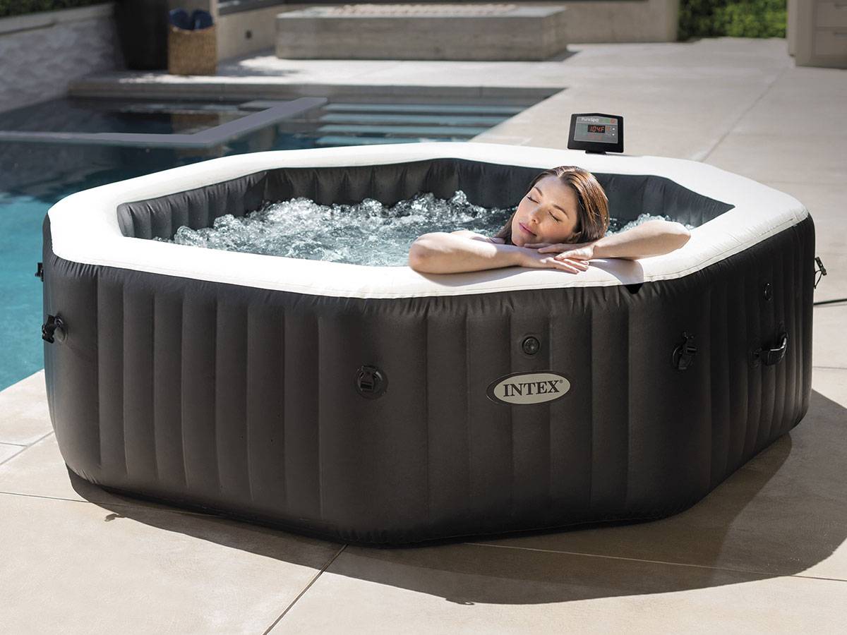 Spa gonflable PureSpa Carbone octogonal Bulles et Jets 6 places - Intex - Image 2