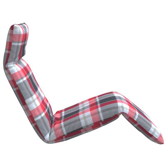 Transat de Jardin Métal Tissu Oxford Plage Extérieur Pliant Inclinable 175x54cm Rouge - ComfortXL Outdoor Living - Image 5