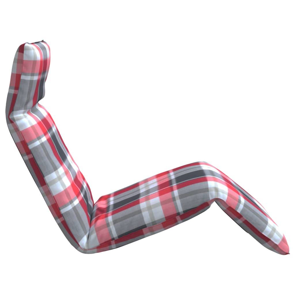 Transat de Jardin Métal Tissu Oxford Plage Extérieur Pliant Inclinable 175x54cm Rouge - ComfortXL Outdoor Living - Image 5