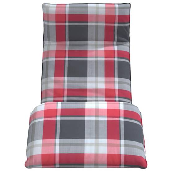 Transat de Jardin Métal Tissu Oxford Plage Extérieur Pliant Inclinable 175x54cm Rouge - ComfortXL Outdoor Living - Image 4