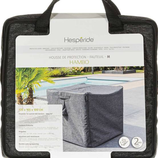 Hesperide - Housse de protection "Hambo" pour fauteuil M 120x105x100cm en polyester Hespéride - Image 4