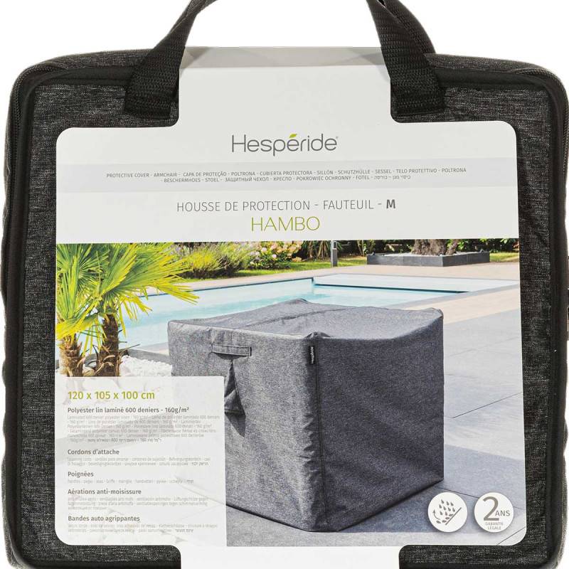 Hesperide - Housse de protection "Hambo" pour fauteuil M 120x105x100cm en polyester Hespéride - Image 4