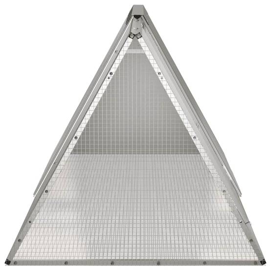 Vidaxl - Cage pour lapin Gris 201,5x80,5x71 cm Acier galvanisé vidaXL 171538 - Image 5