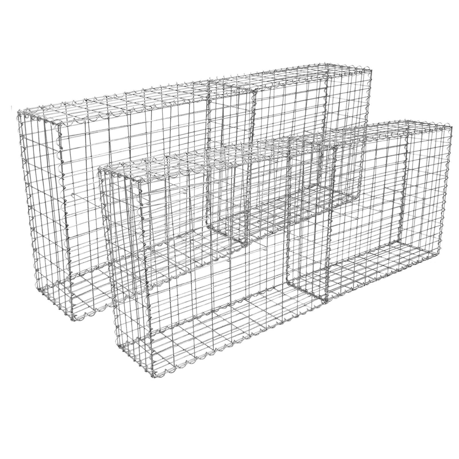 Monstershop - MonsterShop Lot de 4 Paniers de Gabions 100 x 95 x 30cm - Imagen 4