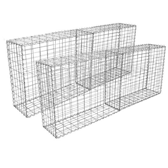 Monstershop - MonsterShop Lot de 4 Paniers de Gabions 100 x 95 x 30cm - Imagen 1