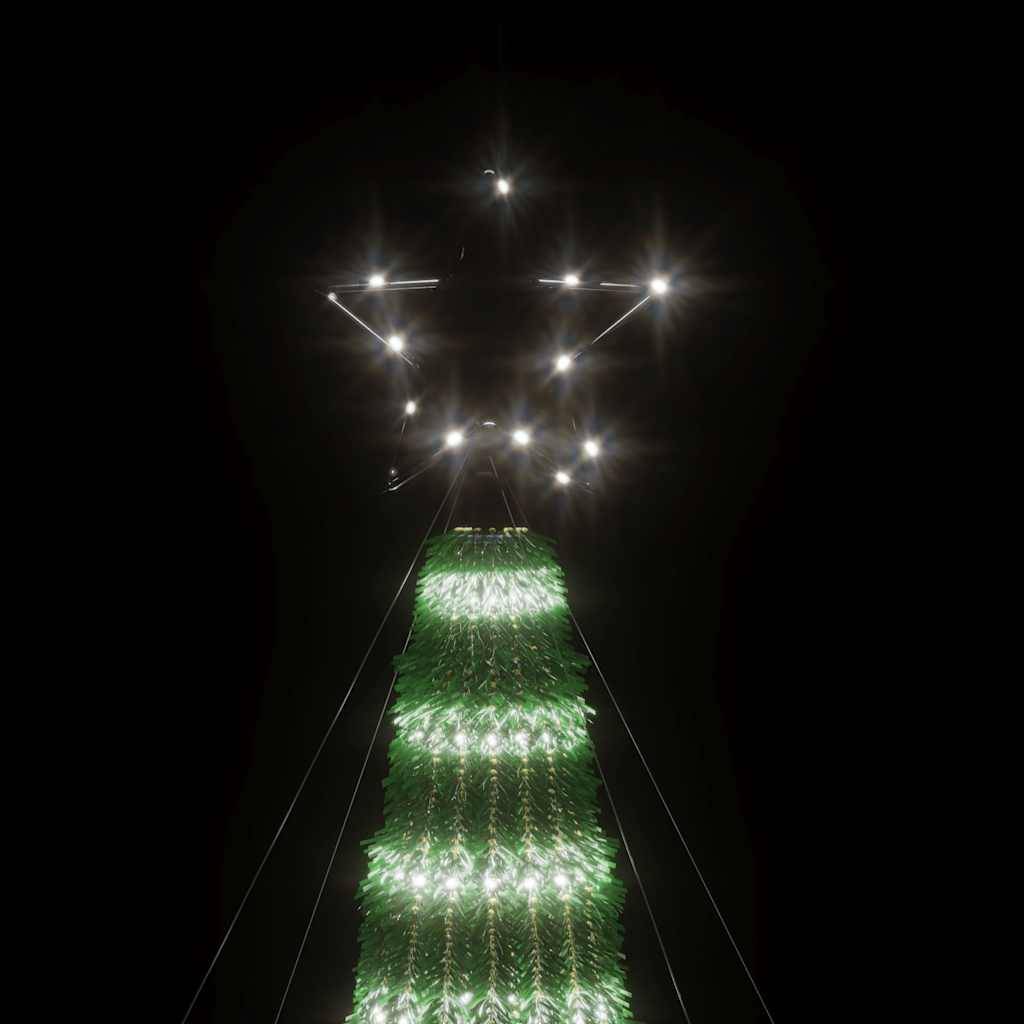 Sapin de Noël | Arbre de Noël à LED 275 LED blanc froid 180 cm Maison Chic - Image 6