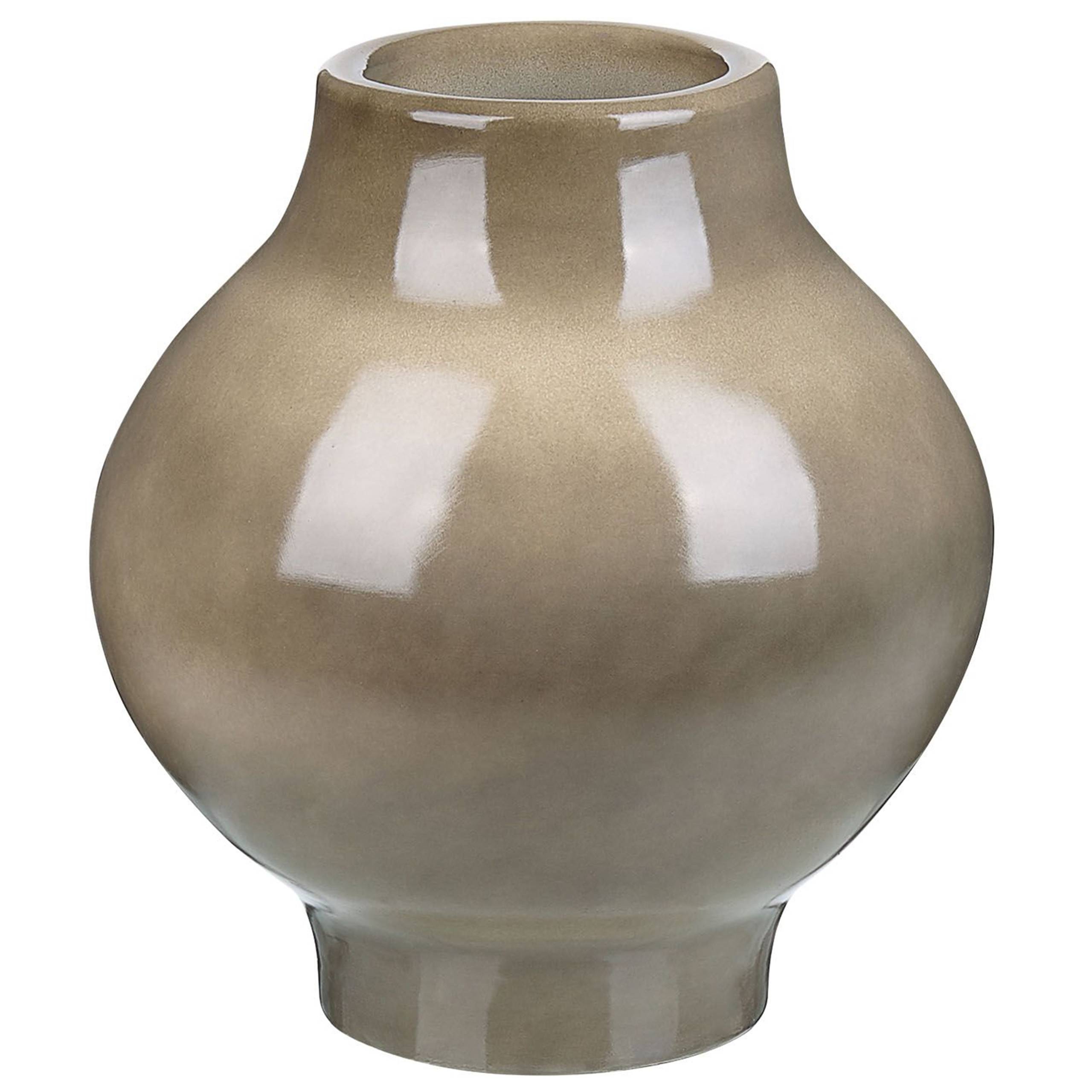 Beliani - Vase à fleurs Terre cuite Taupe MAGAN - 25x25x31- Beliani - Image 2