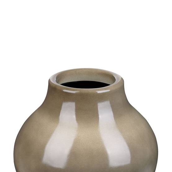 Beliani - Vase à fleurs Terre cuite Taupe MAGAN - 25x25x31- Beliani - Image 5