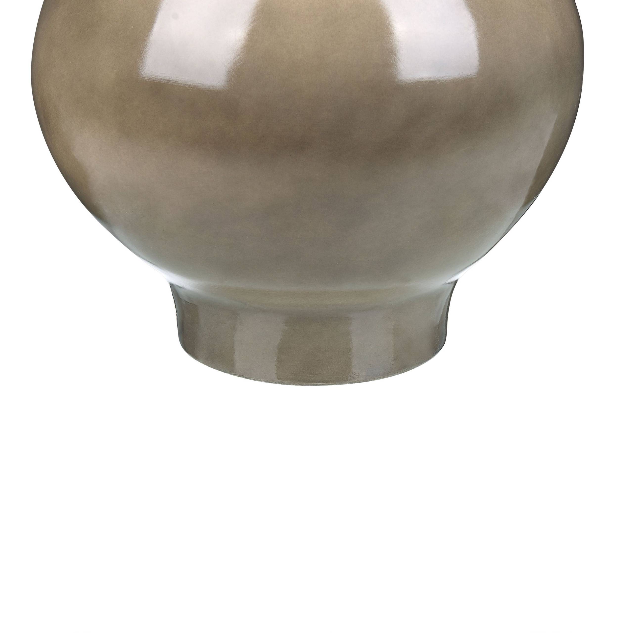 Beliani - Vase à fleurs Terre cuite Taupe MAGAN - 25x25x31- Beliani - Image 6
