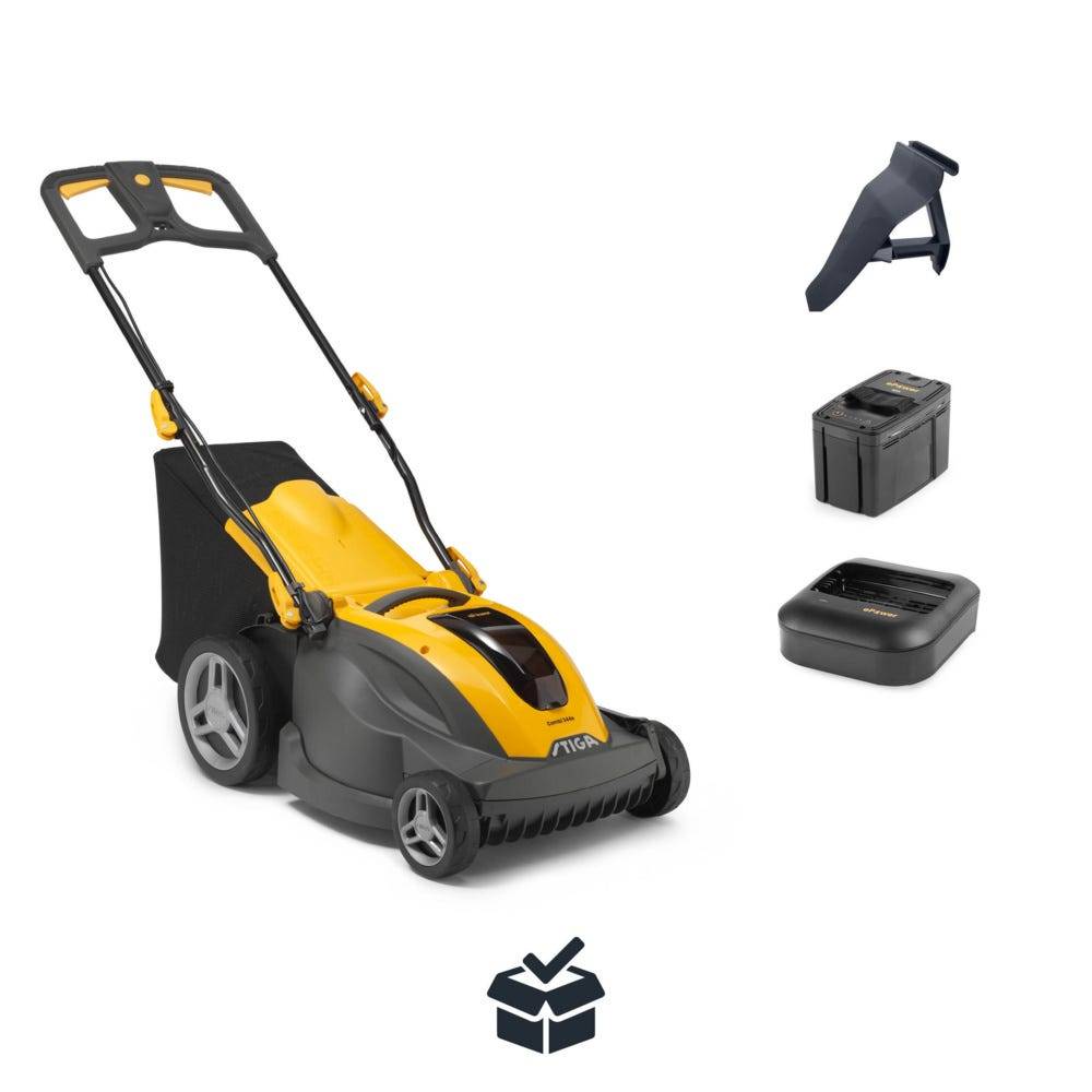 Stiga - Tondeuse Combi 344e Kit, 48V, largeur 42 cm, guidon réglable - STIGA - Image 10