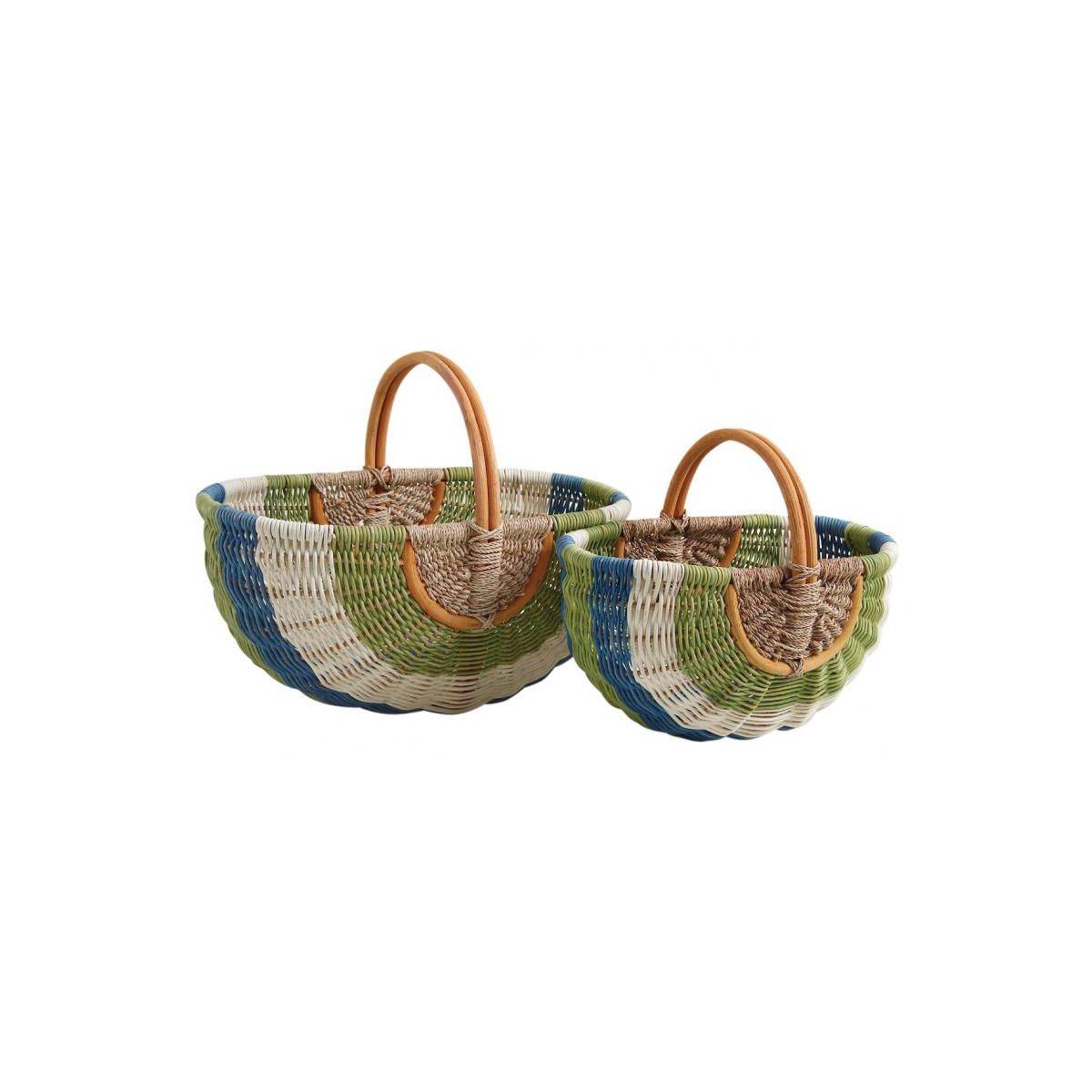 Aubry Gaspard - Duo de panier en rotin - Imagen 1
