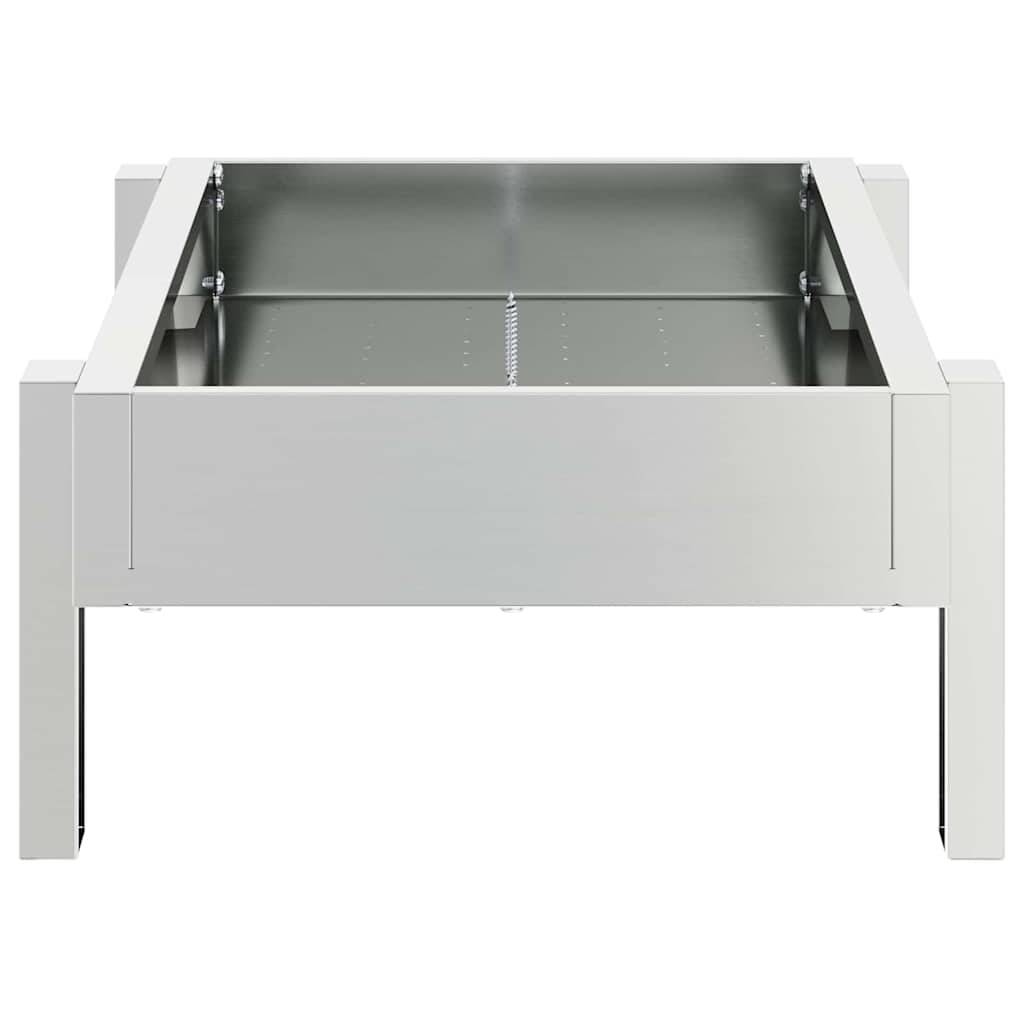 Vidaxl - Bac de nourrissage pour poules Argent 80 x 28 x 13.5 cm vidaXL 874623 - Image 7