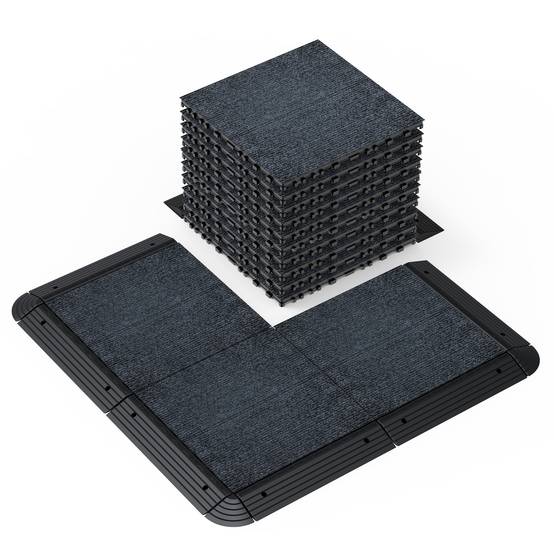 PANGIVO - Dalles de terrasse polypropylènes gris 30 x 30 x 2 cm - PANGIVO - Image 3